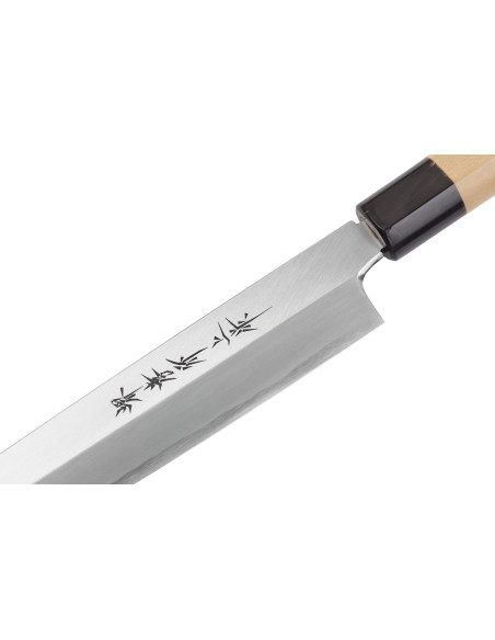 Cuchillo yanagiba japonés artesanal de Sakai Takayuki Honkasumi, de 27 cm, para zurdos