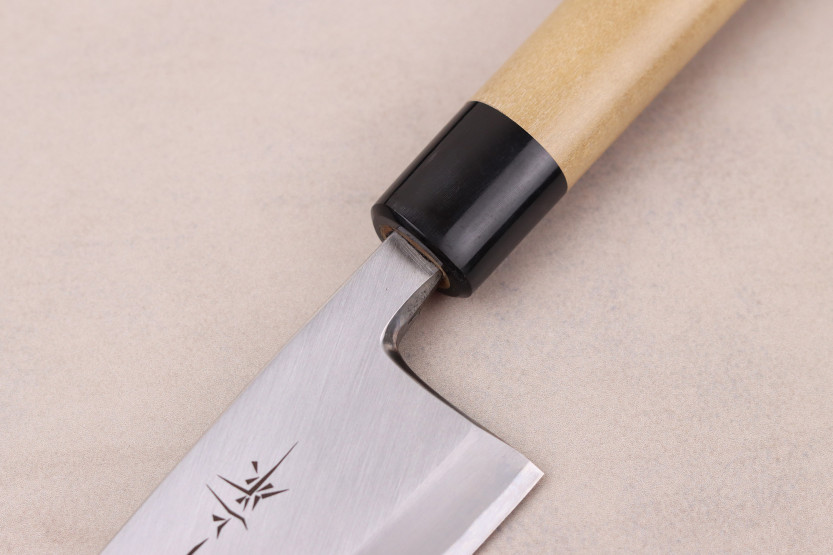 Coltello deba giapponese artigianale Sakai Takayuki Honkasumi da 18 cm per mancini
