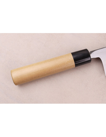 Sakai Takayuki Honkasumi -merkkinen käsintehty japanilainen 18 cm:n deba-veitsi vasenkätisille