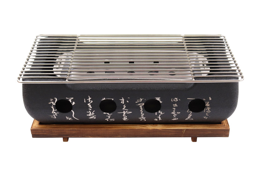 Wusaki Japanese-style tabletop charcoal grill, 34x17 cm