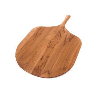 Planche de service pour pizza TeakHaus Canoe en teck 43x26x1,5cm
