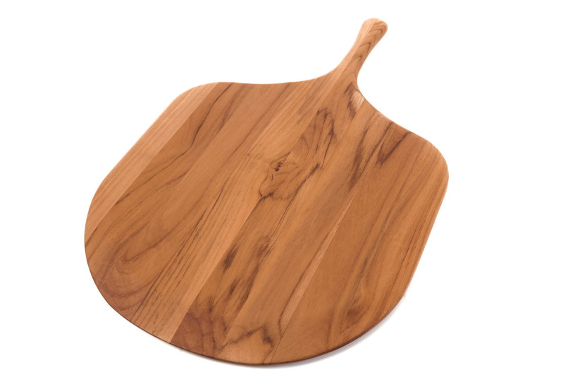 TeakHaus Canoe pizzabrett for pizza i teak, 43 x 26 x 1,5 cm