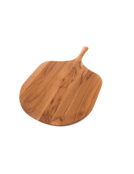Planche de service pour pizza TeakHaus Canoe en teck 43x26x1,5cm