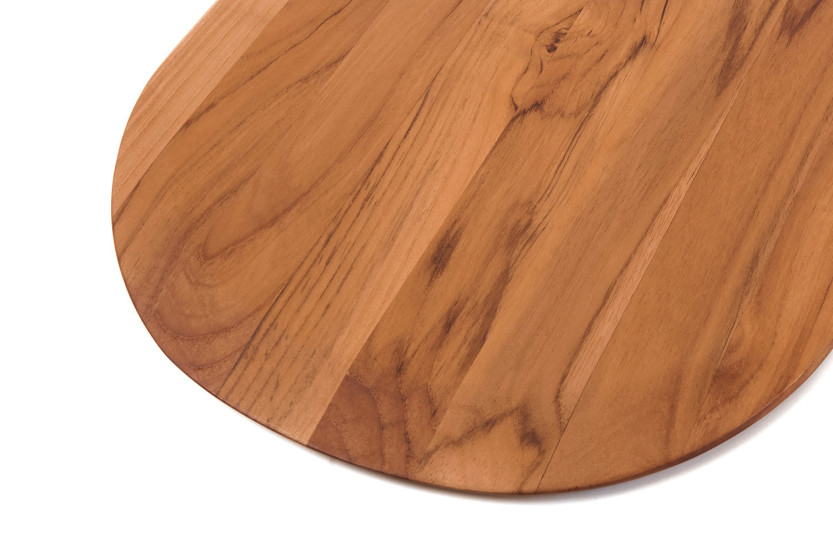 TeakHaus Canoe pizzabrett for pizza i teak, 43 x 26 x 1,5 cm