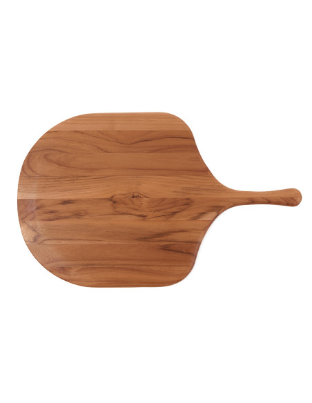 TeakHaus Canoe pizzabrett for pizza i teak, 43 x 26 x 1,5 cm