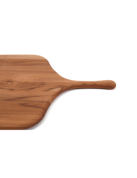 Planche de service pour pizza TeakHaus Canoe en teck 43x26x1,5cm
