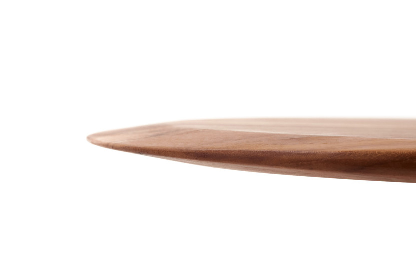Planche de service pour pizza TeakHaus Canoe en teck 43x26x1,5cm
