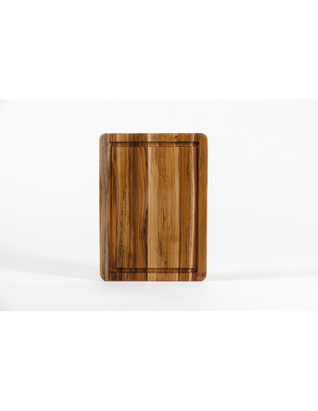 TeakHaus Scandi skjærebrett i teak med renne, 36 x 26 x 2,5 cm