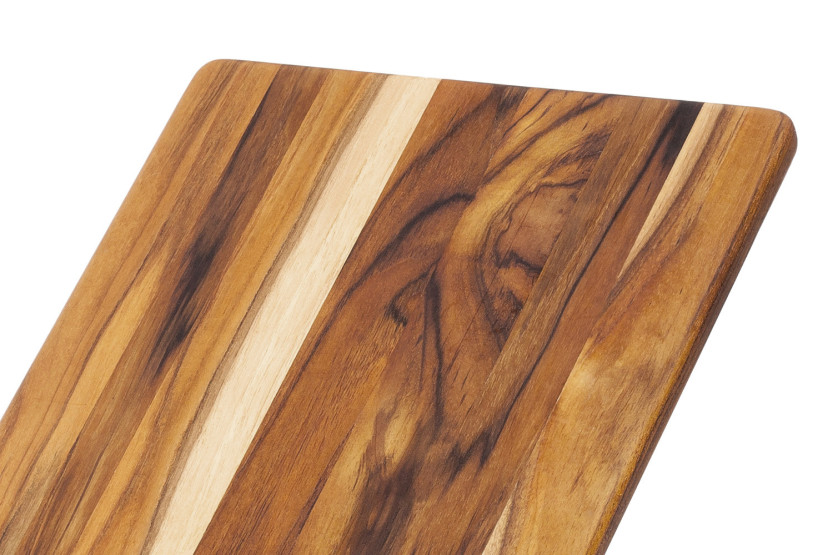 Tabla de cortar TeakHaus Essential de teca, 35 x 24 x 1,4 cm