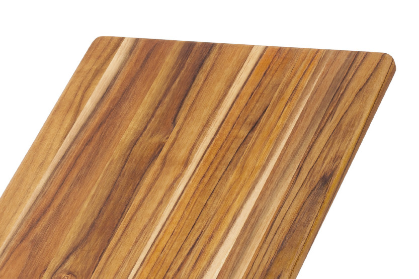 Tabla de cortar TeakHaus Essential de teca, 40 x 28 x 1,4 cm