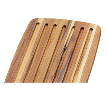 Tabla de pan TeakHaus de teca maciza, 41 cm 2