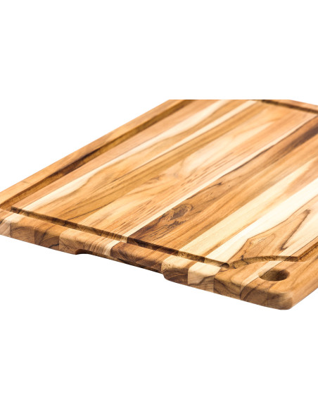 Tabla de cortar TeakHaus Marine de teca con canaleta, 41 x 30,5 x 2 cm