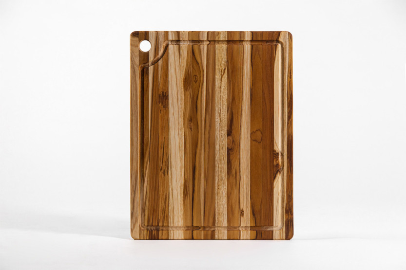Tabla de cortar TeakHaus Marine de teca con canaleta, 41 x 30,5 x 2 cm
