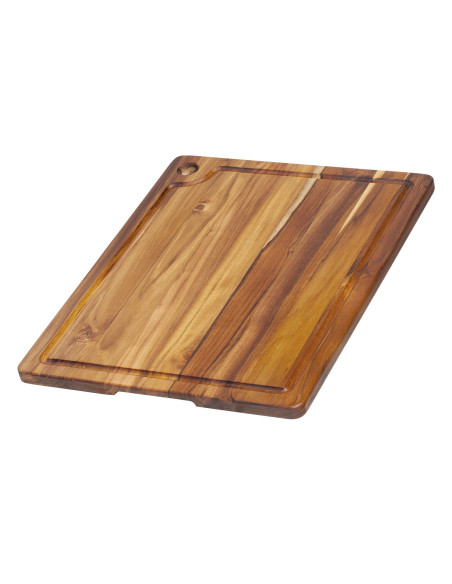 Tabla de cortar TeakHaus Marine de teca con canaleta, 46 x 36 x 2 cm