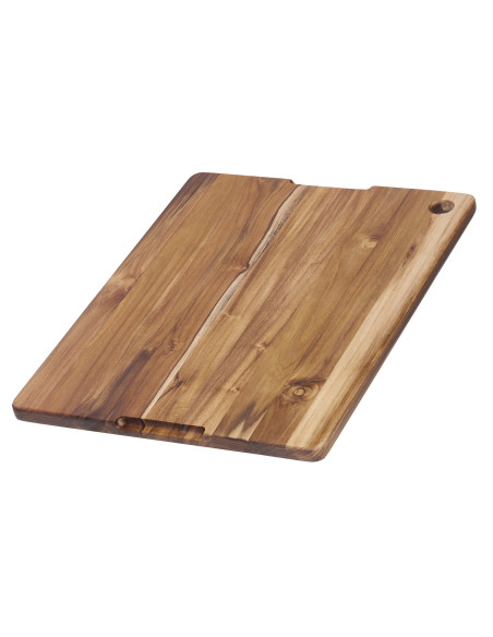 Tabla de cortar TeakHaus Marine de teca con canaleta, 46 x 36 x 2 cm