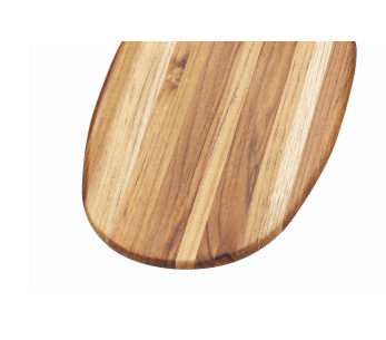 Bandeja de servicio ancha TeakHaus Canoe de teca, 54,5 x 28 x 1,3 cm 2