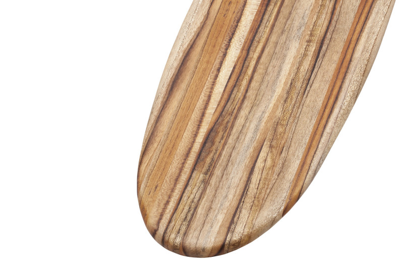 Lang serveringsbrett «TeakHaus Canoe» i teak, 67 x 21,5 x 1,3 cm