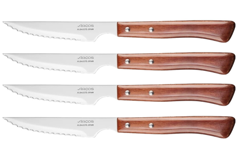Arcos 377600 - 4 Stekknivar 11cm tandat blad