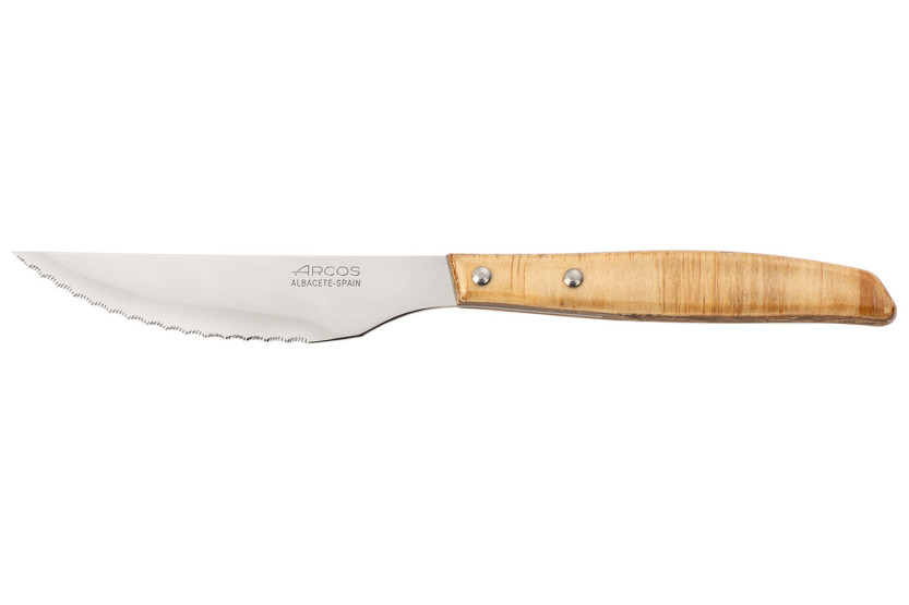 Arcos Set mit 4 Steakmessern mit Wellenschliff 11cm