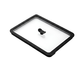 Tapa de conservación Cookut para fuente de horno ajustable, de cristal y silicona