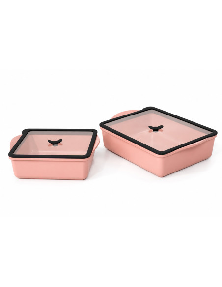 Cookut Food Storage Lid for Adjustable Glass and Silicone Baking Dish
