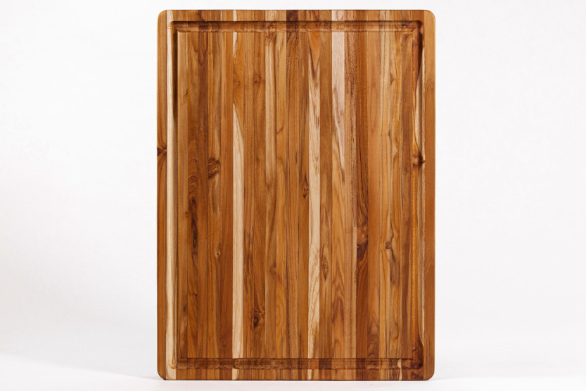 TeakHaus Tradition snijplank van teakhout met goot, 51 x 38 x 3,8 cm