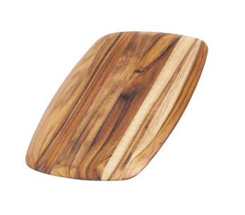 TeakHaus Elegant snijplank van teakhout, 30,5 x 20 x 1,5 cm
