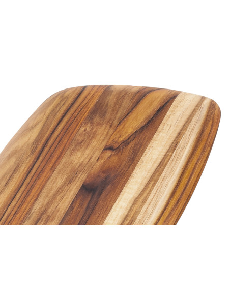 TeakHaus Elegant Schneidebrett aus Teakholz, 30,5 x 20 x 1,5 cm