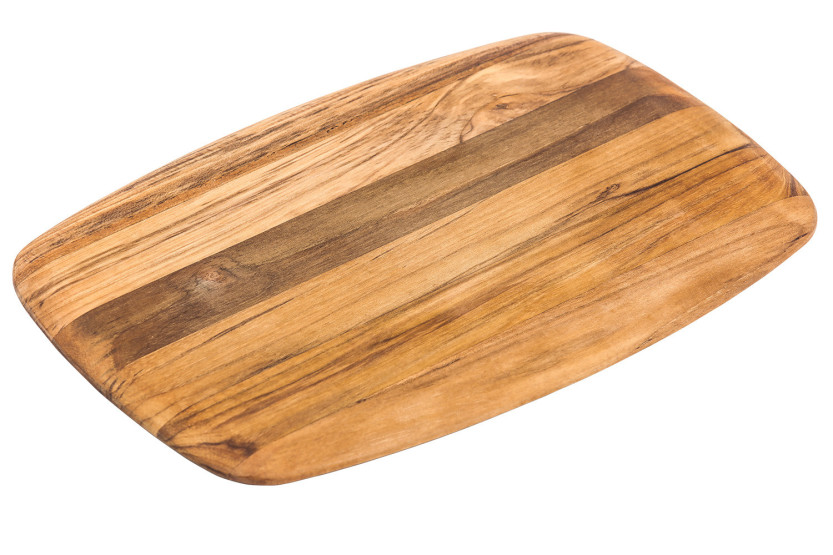 Tabla de cortar TeakHaus Elegant de teca, 30,5 x 20 x 1,5 cm