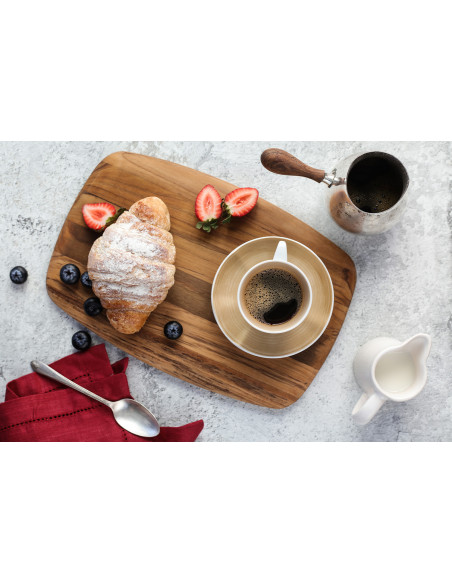 TeakHaus Elegant Teak Cutting Board, 30.5 x 20 x 1.5 cm