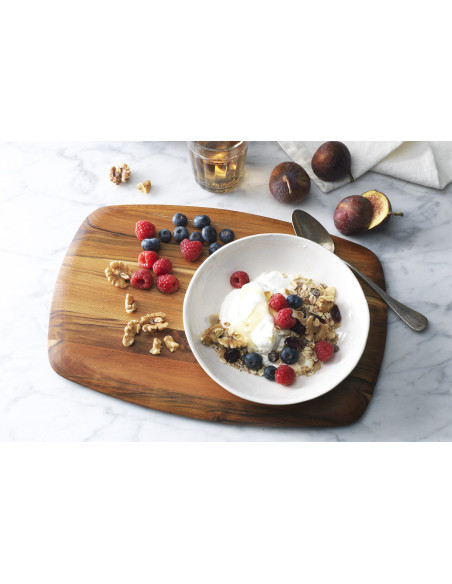 TeakHaus Elegant Teak Cutting Board, 30.5 x 20 x 1.5 cm