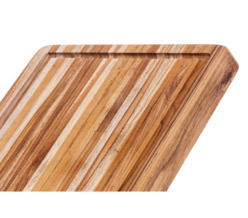 Tabla de cortar TeakHaus Tradition de teca con canaleta, 41 x 31 x 3,8 cm 2