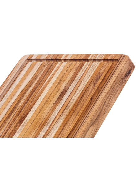 Skärbräda TeakHaus Tradition i teak med ränna, 41 x 31 x 3,8 cm