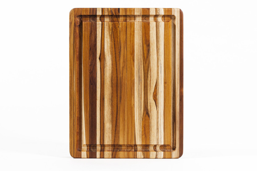 Skärbräda TeakHaus Tradition i teak med ränna, 41 x 31 x 3,8 cm