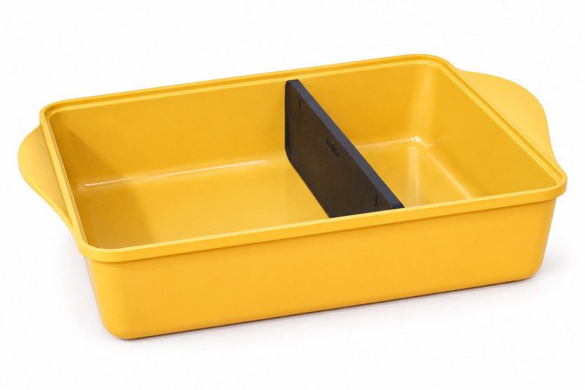 De ongelooflijke verstelbare ovenschaal van Cookut, 40 x 30 cm, in de kleur mango – Limited Edition
