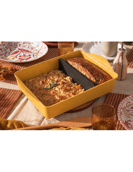 La increíble fuente de horno ajustable Cookut de 40 x 30 cm con diseño de mango - Edición limitada