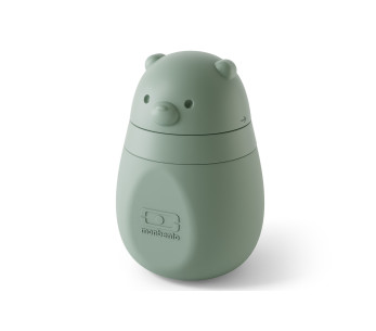 Monbento Yummy-kompottflaska för spädbarn och barn, skogsgrön
