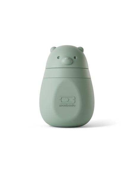 Monbento Yummy Fruit Puree Bottle for Babies and Kids, Forest Green