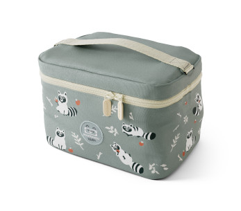 Monbento Frosty grøn vaskebjørn termotaske til børn, 5 liter