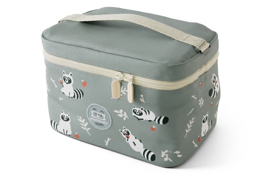 Monbento Frosty grøn vaskebjørn termotaske til børn, 5 liter