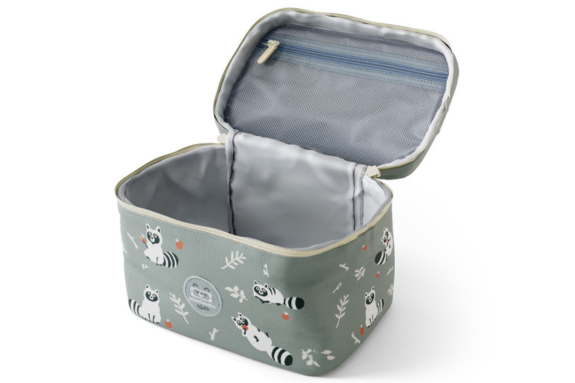 Monbento Frosty grøn vaskebjørn termotaske til børn, 5 liter