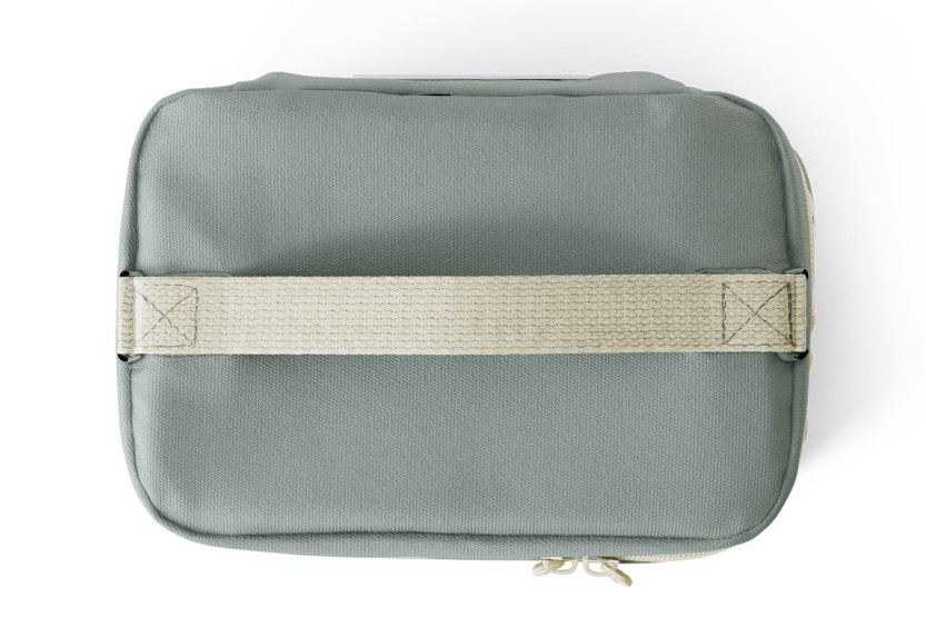 Monbento Frosty isolert matveske for barn, grønn vaskebjørn, 5 liter