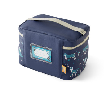 Bolsa térmica para el almuerzo infantil Monbento Frosty, lobo azul, 5 l 2