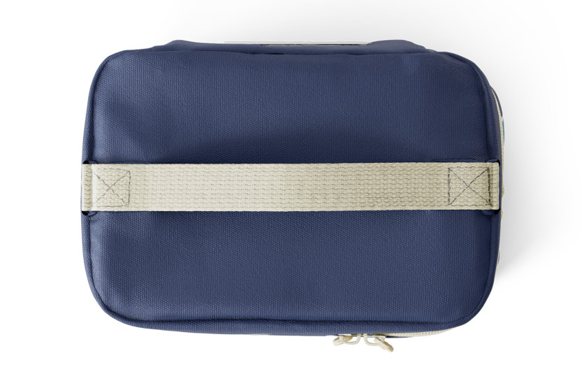 Mala térmica para almoço infantil Monbento Frosty, lobo azul, 5 L