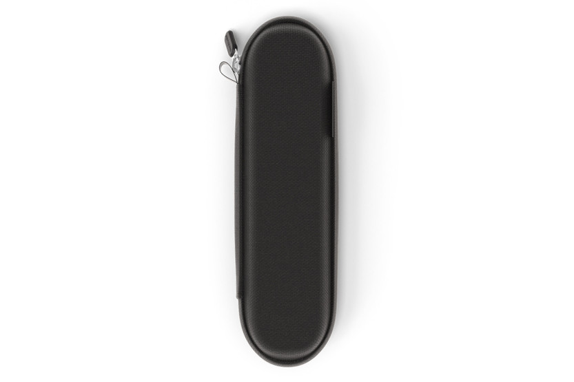 Set di posate da viaggio Monbento Slim Nest nero con custodia