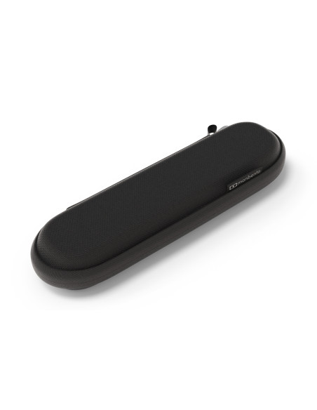 Set di posate da viaggio Monbento Slim Nest nero con custodia