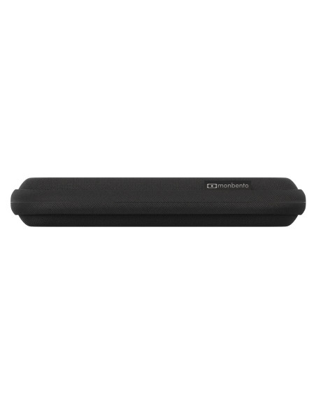 Set di posate da viaggio Monbento Slim Nest nero con custodia