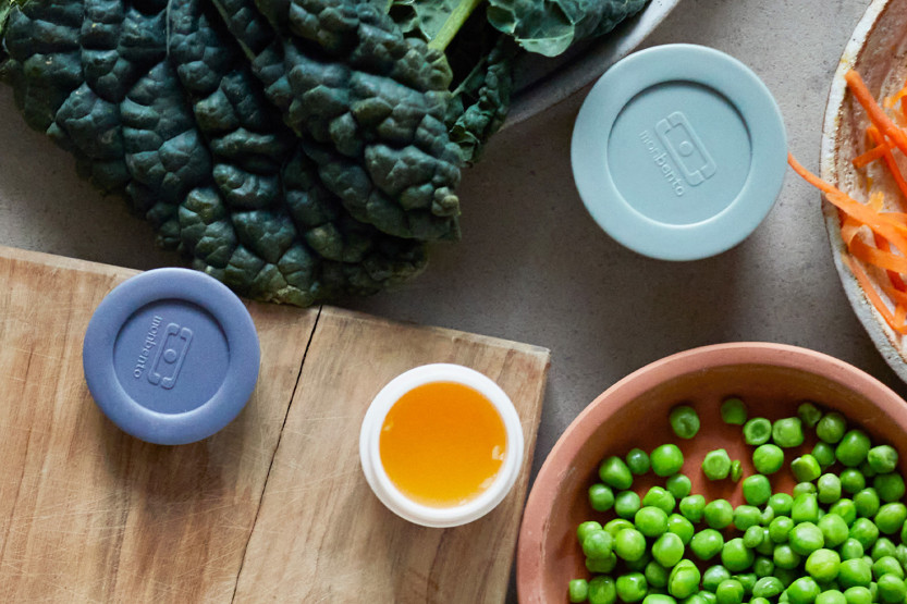 Monbento MB Temple S Set of 2 Small Green and Blue Sauce Containers