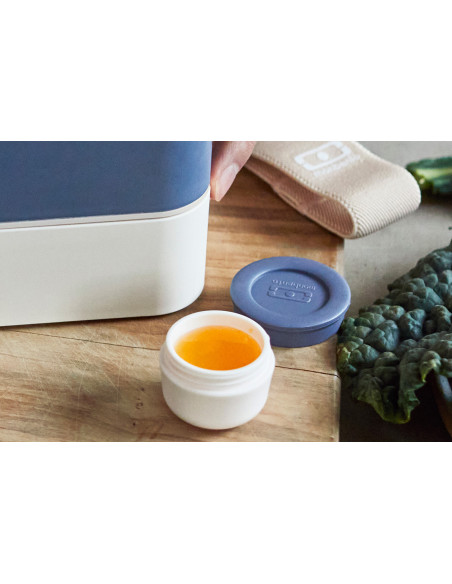 Monbento MB Temple S Set of 2 Small Green and Blue Sauce Containers