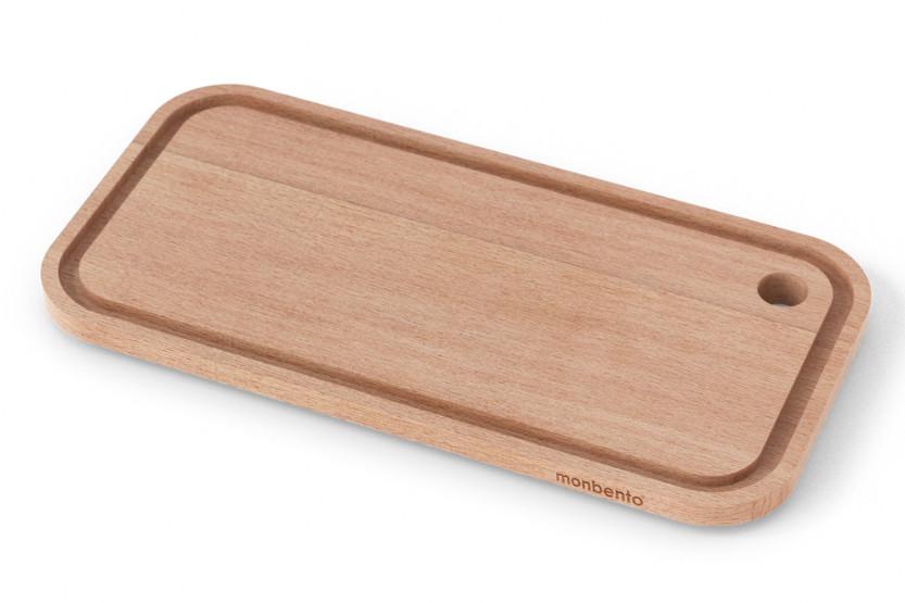 Monbento MB Cut Original draagbare snijplank van beukenhout